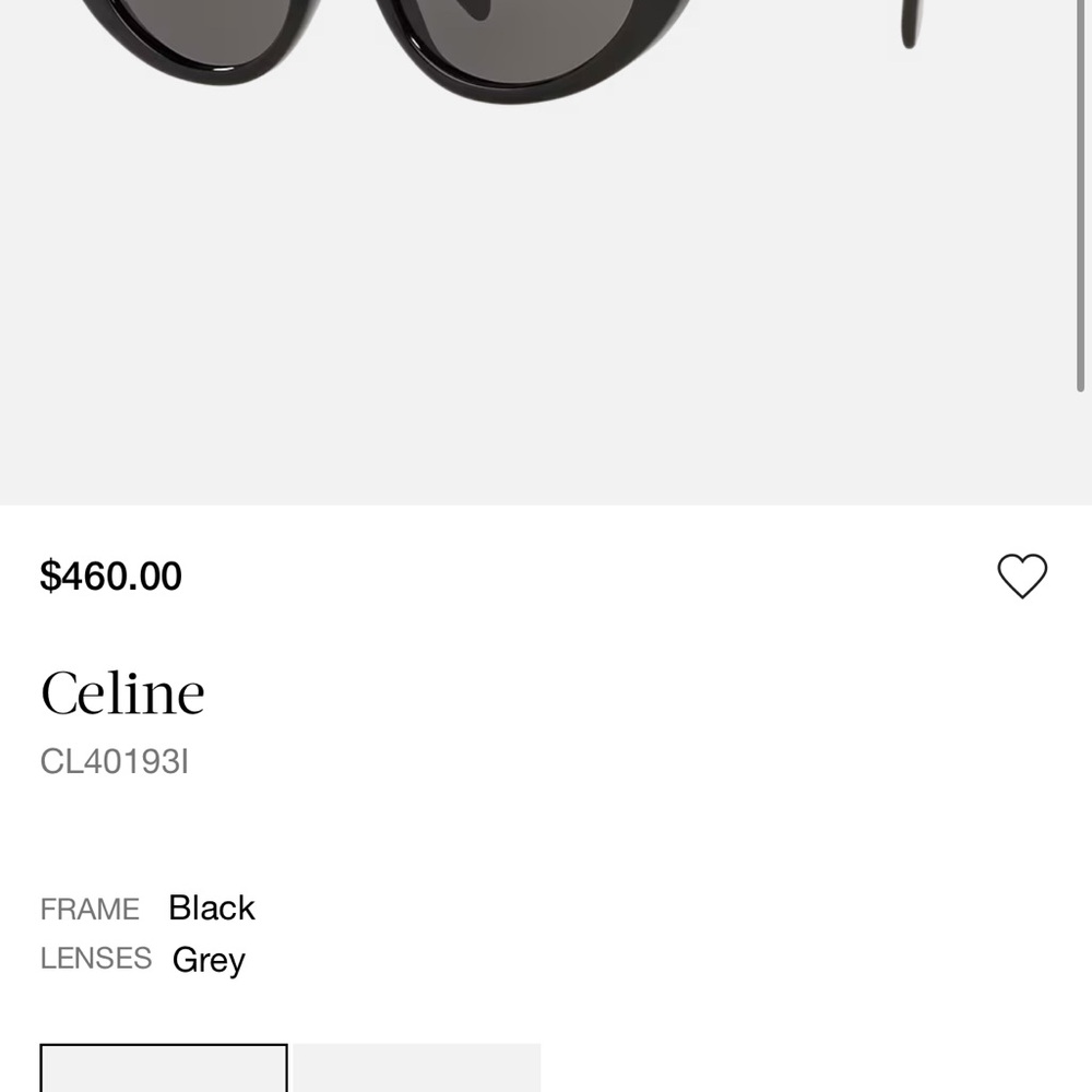 Celine pink cat eye sunglasses - Picture 7 of 7